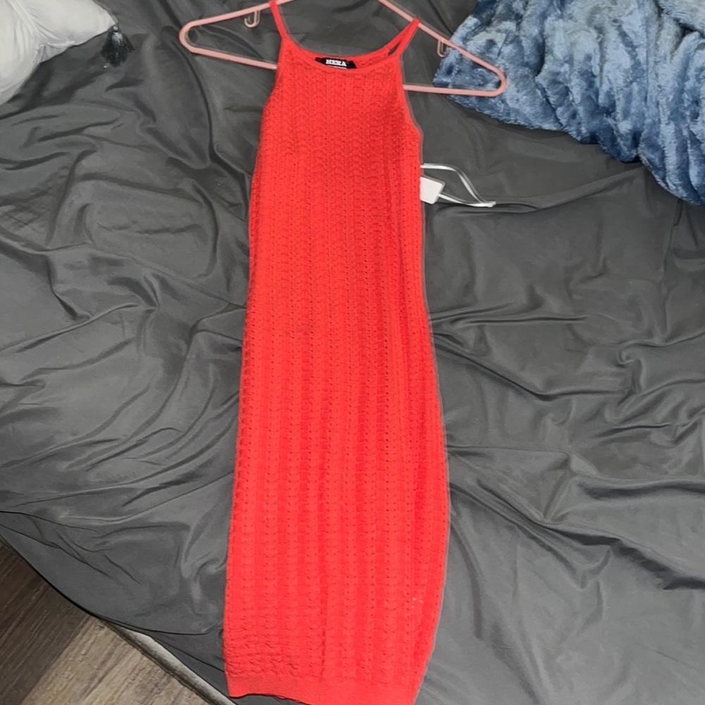 Brand new Pink/red tank top dress